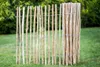 Staketenzaun Haselnuss 5m natur Gartenzaun Haselholz 100 cm Produktbild-Vorschau 4