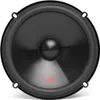 A close-up, front-facing studio shot of a black JBL car speaker. Produktbild-Vorschau
