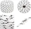 vidaXL Lodní lano opletené bílé 12 mmx25 m Polyester - Náhled obrázku produktu 1