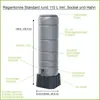 Regentonne grau Standard rund 110 L inkl. Sockel und Hahn Produktbild-Vorschau 2