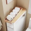 SoBuy meuble rangement WC meuble étroit Blanc Scandinave Voir les images du produit 13
