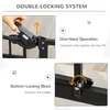 PawHut Barrière de sécurité pour animaux avec porte Voir les images du produit 10