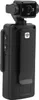 A black action camera with a clip on the back, shown from a side-angle. Voir les images du produit