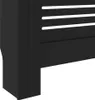 vidaXL Rivestimento per radiatori in MDF nero 205 cm Anteprima dell’immagine prodotto 6
