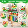 Montessori Spielzeug ab 1 Jahr- 8 in 1 Hammerspiel Produktbild-Vorschau 6