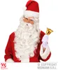 Santa Claus Weihnachtsmann Perücke, Bart, Augenbrauen Produktbild-Vorschau 3