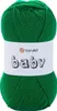 Yarn Art Baby 338 Dark Green Przędza dziewiarska Podgląd zdjęcia produktu 1