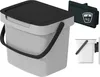 Kosz SYSTEMA Q COLLECT NHW3 - popielaty, Prosperplast, Podgląd zdjęcia produktu 8