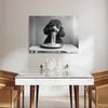 Leinwand Bilder 80x60 cm - Tiere, Komisch - Pudel, Produktbild-Vorschau 5