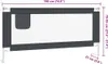 vidaXL Chránič postele pro batolata tmavě šedý 190x25 cm Náhled obrázku produktu 8