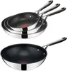 A set of Tefal frying pans and a wok. Produktbild-Vorschau
