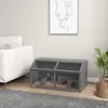 PawHut Hamsterkäfig, Kleintierkäfig aus Holz mit Produktbild-Vorschau 2