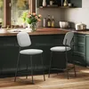 HOMCOM 2er-Set Barhocker, Bistrohocker mit Fußstütze, Produktbild-Vorschau 9