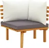 vidaXL 4-tlg. Garten-Lounge-Set mit Kissen Massivholz Produktbild-Vorschau 7