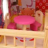 vidaXL 3-piętrowy drewniany domek dla lalek 60 x 30 x 90 cm Podgląd zdjęcia produktu 6