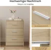 WOLTU Nachttisch 2er Set, Nachtschrank mit 3 Schubladen, Produktbild-Vorschau 5