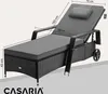 Casaria Lettino Prendisole Polyrattan 193x90 cm Imbottitura Anteprima dell’immagine prodotto 4
