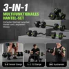 SPORTNOW Hantelset verstellbar 15 KG Kurzhantel Set Produktbild-Vorschau 4