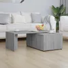 vidaXL Couchtisch Grau Sonoma 150x50x35 cm Holzwerkstoff - Produktbild-Vorschau 3