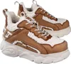 A pair of Buffalo CLD Chai Warm sneakers in beige and brown. Podgląd zdjęcia produktu