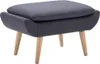 vidaXL Stolička tkanina 73 x 43 x 42 cm tmavě šedá Náhled obrázku produktu 6