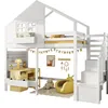 Letto a castello, letto a soppalco, lettino 90x200 cm con Anteprima dell’immagine prodotto 10