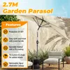 Angel Living 250cm Halbrund Sonnenschirm, Produktbild-Vorschau 4
