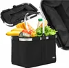 Sillar Faltbarer Einkaufskorb 30 L mit Aluminiumgriff – Produktbild-Vorschau 1