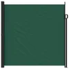 vidaXL Výsuvná boční markýza Tmavě zelená 200x500 cm Náhled obrázku produktu 3