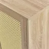 Rattanowa komoda z 2 drzwiczkami i 3 szufladami, regulowana Podgląd zdjęcia produktu 12