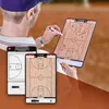 A coach is using a basketball coaching board to draw up plays. Náhled obrázku produktu