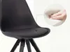 Lot de 2 chaises de salle à manger FineBuy noires de style Voir les images du produit 4