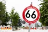 Geburtstagsschild 66 | Verkehrsschild Qualität | Ø420 | 2mm Produktbild-Vorschau 2