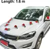 Auto Schmuck Braut Paar Rose Deko Dekoration Autoschmuck Produktbild-Vorschau 1