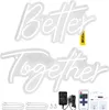 VEVOR Neonový světelný nápis 32 W, Better Together, neonový Náhled obrázku produktu 1
