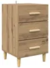 vidaXL Nachttisch Artisan-Eiche 40 x 40 x 66 cm Produktbild-Vorschau 2