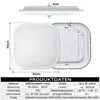 Product dimensions and technical specifications of a ceiling light. Náhled obrázku produktu