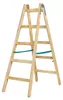 Štafle STANDARD, 5 příček, dřevěné, 150 kg Náhled obrázku produktu 2