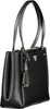 Schwarze Damen-Tasche mit Henkel & Reißverschlusstaschen – Produktbild-Vorschau 3