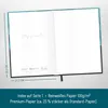 paper&you Journal / A4+ / dotted / Shiny Teal / Produktbild-Vorschau 3