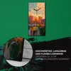 Leinwand Wanduhr Wandkunst Uhr 30x60 Menschen in einem Produktbild-Vorschau 5