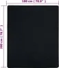 vidaXL Vložené prestieradlo Jersey Black 180x200 cm Bavlna Náhľad obrázku produktu 5