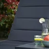 Bain de soleil BARBADOS en textilène noir - aluminium gris Voir les images du produit 5
