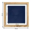 Ramka 3D na medale zdjęcie - Dąb Wotan 20x20 Podgląd zdjęcia produktu 2