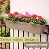 Blumenkasten Balkon Balkonkasten mit Halterung Blumenkasten Produktbild-Vorschau 7