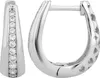 "Vivien" 925/- Echt Silber Creole/ Klappcreole mit Produktbild-Vorschau 1