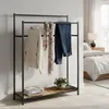 Relaxdays Handtuchständer mit Ablage, HBT: 100x82x29 cm, Produktbild-Vorschau 3