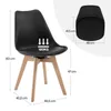 WOLTU Esszimmerstühle drehbar, Design Stuhl, modern, aus Produktbild-Vorschau 3
