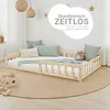 Homestyle4u Kinderbett Natur mit Rausfallschutz 120x200 cm Produktbild-Vorschau 5