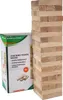 XL Holzturm Stapelspiel 50cm Holz Wackelturm Produktbild-Vorschau 3